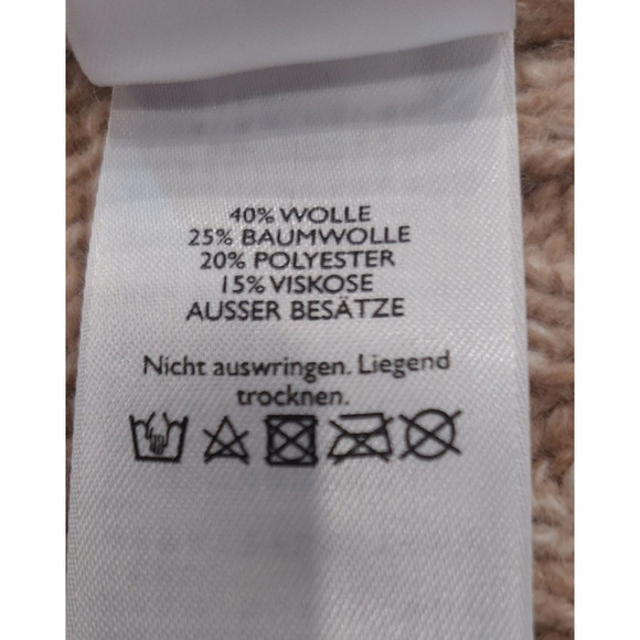 Eddie Bauer Womens Button Up Sweater, Cable Knit, Wool Blend Size M - Picture 9 of 9